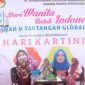 Ketua TP PKK Kabupaten Takalar Hj Irma Andriani saat memaparkan materinya, Minggu (21/4)