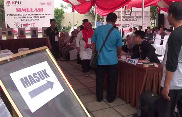 Pemilu 2019 di Kota Makassar (Int)