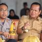 kapolres luwu AKBP Dwi Santoso bersama bupati luwu Basmin mattayang