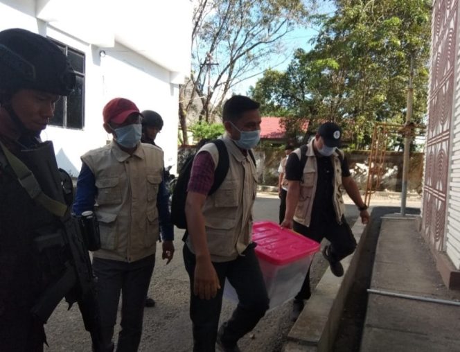 					Tipikor Polda Sita Satu Box Dokumen di Empat Lokasi Penggeledahan