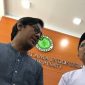 Andre Taulany (kanan) dan Ketua Komisi Dakwah MUI, Cholil Nafis. (Detik.com/Rolan)