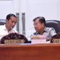 Presiden Joko Widodo atau Jokowi dan Wapres Jusuf Kalla. (Twitter/KemensetnegRI)