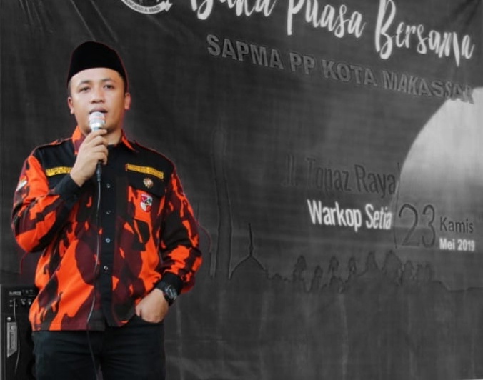 Ketua SAPMA PP MAKASSAR Hasrul Kaharuddin.