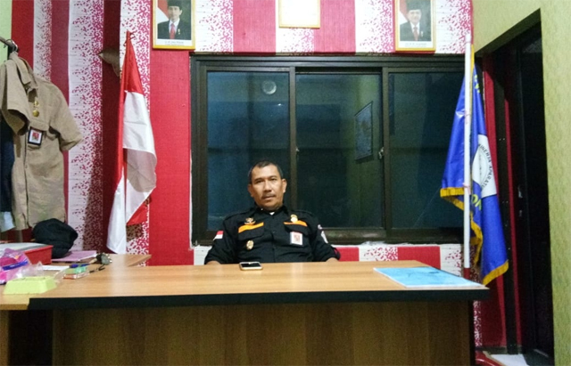 Ketua umum APKAN RI Sulsel Dedy Setiadi T saat ditemui diruang nya, Jumat (3/04/2019).