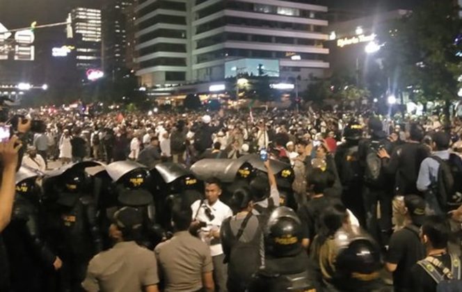 					Suasana di Depan Gedung Bawaslu. (merdeka.com)