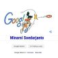 Doodle hari ini memberi hormat kepada juara bulutangkis internasional Minarni Soedarjanto (int)