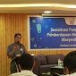 Kepala Dinas Kominfo Provinsi Sulsel, ir H Andi Hasdullah, MSi saat memberi sambutan
