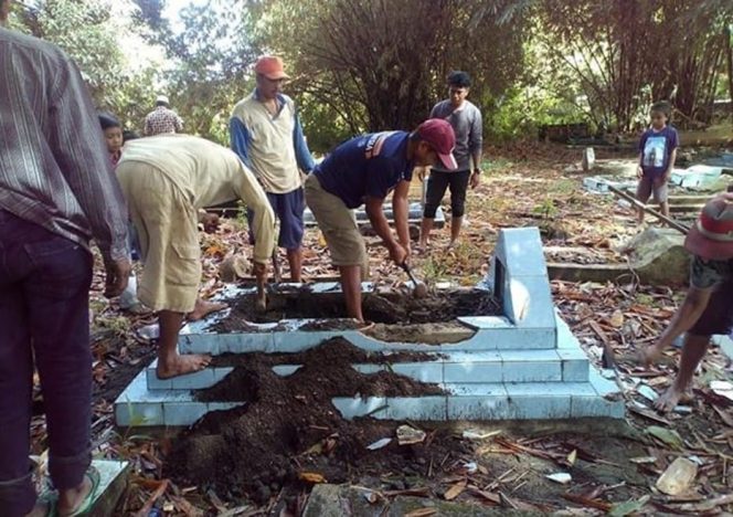 					Pembongkaran Makan di Kabupaten Takalar. (Int)