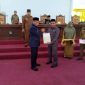 Penyerahan Ranperda kepada DPRD Kabupaten Takalar.(Berita.news/Abdul Kadir)