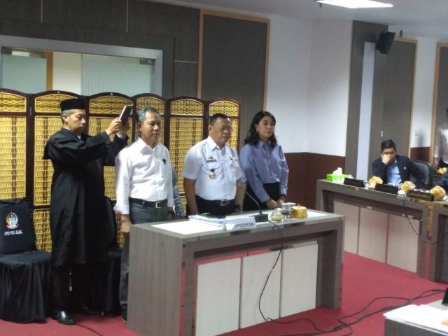 Pemeriksaan Ketua TGUPP Prof Yusran dalam Sidang Hak Angket Dewan.(Berita.news/KH).