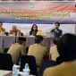 Suasana Self Assessment Data Indikator Kinerja Kunci (IKK) Laporan Penyelenggaraan Pemerintahan Daerah (LPPD) Kabupaten Gowa Tahun 2018 di Hotel Golden Tulip Makassar.
