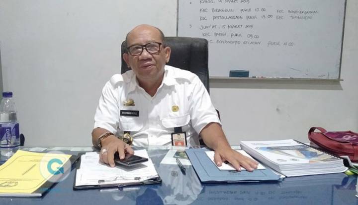 Kepala Dinas Pemberdayaan Masyarakat dan Desa (PMD) Kabupaten Gowa, Muh Asrul. (Berita.news/ac3).