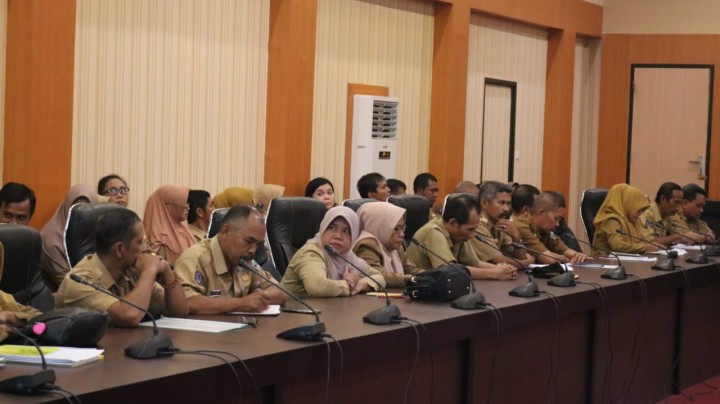Bupati Bantaeng kumpulkan pejabat Eselon IV guna diminta memaparkan program dan kegiatan. (Berita.news/Fitriani Aulia Rizka).