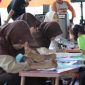 Suasana lomba mewarnai dan menggambar siswa TK, SD, dan SMP dalam rangka Hari Anak Nasional. (BERITA.NEWS/ACP).