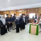 Wakil Bupati Bulukumba Tomy Satria Yulianto melantik pengurus Ikatan Pelajar Mahasiswa (IPMAH) Bulukumba Kordinator Perguruan Tinggi (KPT) Universitas Muslim Indonesia (UMI) Makassar. (BERITA.NEWS/IL).