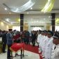 Bupati Gowa, Adnan Purichta Ichsan melantik 21 Kepala Desa se-Kabupaten yang terpilih pada pemilihan kepala desa beberapa waktu lalu. (Berita.news/ACP).