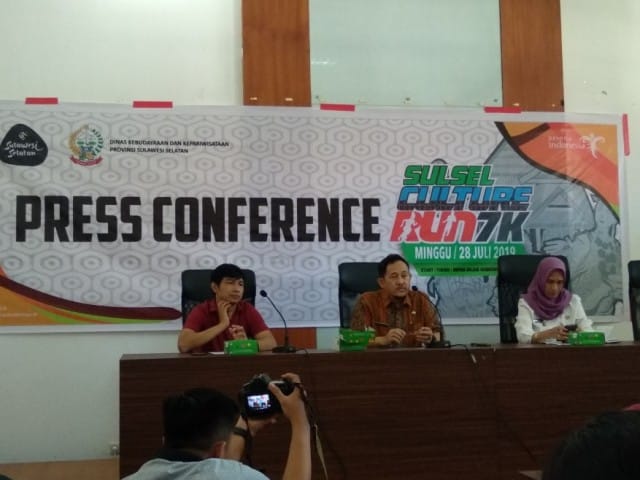 Press Conference Sulsel Culture RUN Disbudpar. (BERITA.NEWS/KH)