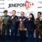 Foto bersama usai peluncuran logo dan maskot kabupaten Jeneponto. (BERITA.NEWS/Ilham).