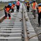 Pembangunan Rel KA Makassar-Barru. (BERITA.NEWS/KH).