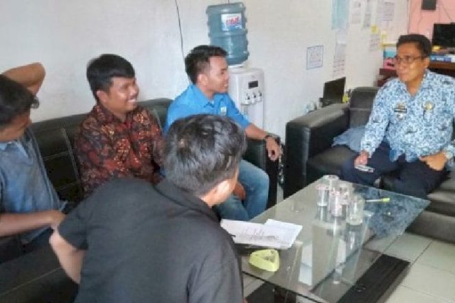 					Camat Akbar Yusuf Terima Kunjungan Pengurus KNPI Sangkarrang