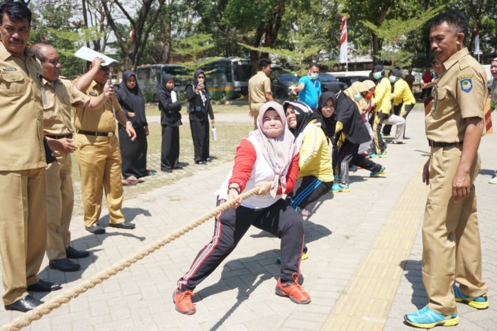 Suasana lomba yang diikuti SKPD lingkup Pemkab Gowa. (BERITA.NEWS/ACP).