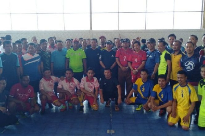 					Futsal antar SKPD Pemkab Gowa digelar sebagai wujud meramaikan HUT Kemerdekaan RI ke-74.