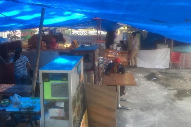 					Kondisi kantin di Kantor Gubernur Sulsel, Kamis (15/8/2019)