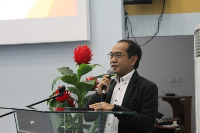 					Dekan Sekolah Pasca Sarjana Unhas, Prof. Jamaluddin Jompa, Ph.D. (BERITA.NEWS/Ratih Sardianti Rosi). 