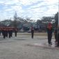 Para Calon Anggota Paskibraka Latihan berbaris di Lapangan Passamaturukang. (BERITA.NEWS/Ilham).