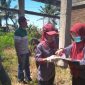 Tim pemeriksa kesehatan hewan dinas pertanian bidang peternakan kabupaten Jeneponto. (BERITA.NEWS/Ilham).