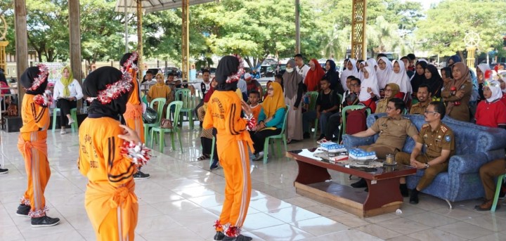 Tomy Satria hadiri lomba senan Jaman Dulu di lapangan pemuda. (BERITA.NEWS/IL).