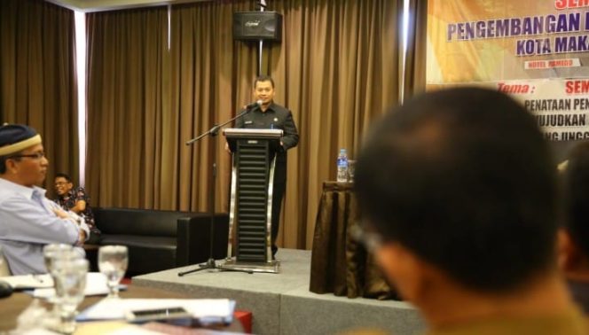 					Re-launching Makassar Green and Clean di gedung PKK Kota Makassar dibuka Pj Wali Kota Makassar, Selasa  (20/8/2019) pagi tadi. (BERITA.NEWS/Ratih Sardianti Rosi). 