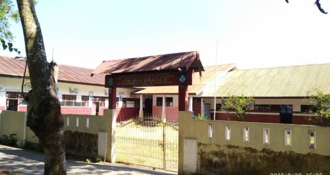 					SDN 24 Takalar II yang di segel pemilik lahan. (BERITA.NEWS/Abdul Kadir).