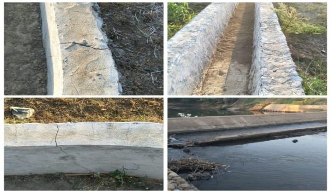 					Proyek Irigasi yang dikerjakan PT Karya Mandiri Surya Sejahtera. (BERITA.NEWS/Abdul Kadir). 