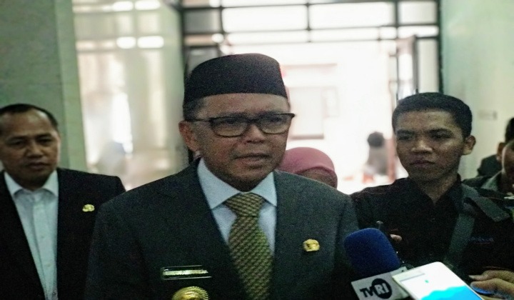 Gubernur Sulsel Nurdin Abdullah di kantor Gubernur. (BERITA.NEWS/KH).