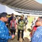 Gubernur Sulsel Nurdin Abdullah saat tinjau Stadion Mattoanging. (BERITA.NEWS/Andi Khaerul).