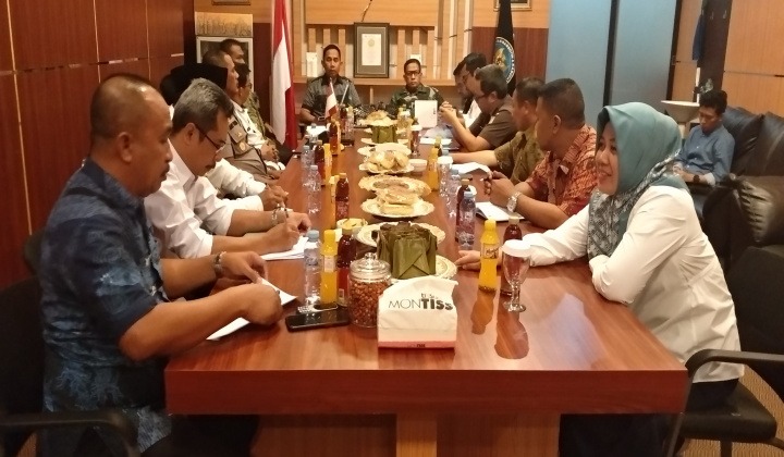 Rapat pembahasan pembayaran tanah Bendungan Pammukkulu di pimpin Wabup Takalar. (BERITA.NEWS/Abdul Kadir).