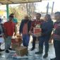 Penyerahan sejumlah bantuan kepada korban kebakaran di Kelurahan Benteng Somba Opu, Kecamatan Barombong, Gowa. (BERITA.NEWS/ACP).