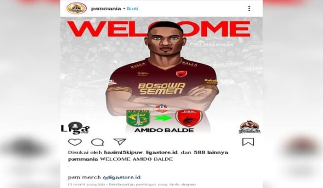 					Mantan Striker Persebaya Kian Dekat Berseragam PSM