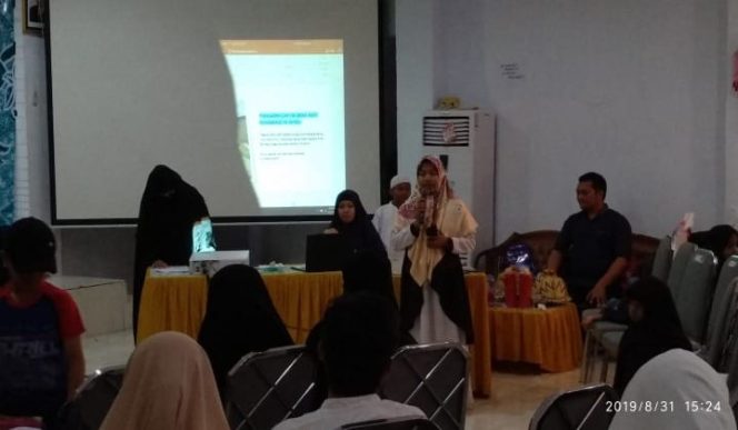 					Suasana seminar Parenting dan Ta'aruf RTGI An Naba cabang Takalar di gedung PKK. (BERITA.NEWS/Abdul Kadir). 
