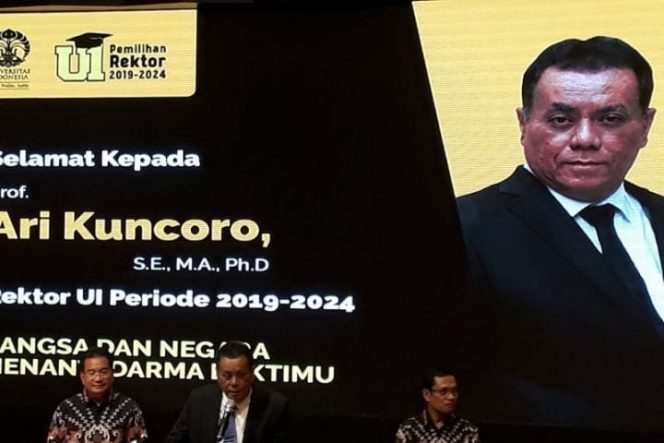 					Rektor UI terpilih Ari Kuncoro. (ANTARA/Feru Lantara)