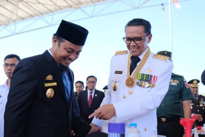 					Gubernur Nurdin Abdullah dan Wagub Sulsel Andi Sudirman Sulaiman (prof Andalan)