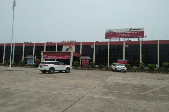 					PT Pertamina EP Field Bunyu sebagai anak perusahaan PT Pertamina melakukan aktivitas pengeboran sumur minyak di Pulau Bunyu, Kabupaten Bulungan, Kalimantan Utara. (BERITA.NEWS/Andi Wakka Riansyah).