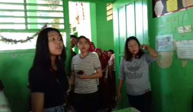 					Pelaku penganiayaan guru SDN Pa'bangiang Somba Opu, Gowa. (BERITA.NEWS/ACP). 