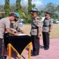 Sertijab lingkup Polres berlangsung di halaman Mapolres Jeneponto. (BERITA.NEWS/Muh Ilham).