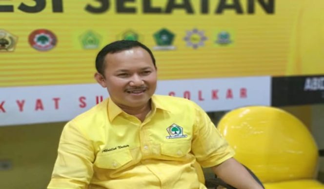 					Sekretaris DPD 1 Golkar Sulsel Abdilla Natsir. (BERITA.NEWS/KH). 