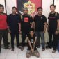 Reinaldi Ilyas alias Rei (22) pelaku tindak pidana pencurian yang diamankan. (BERITA.NEWS/Abdul Kadir).