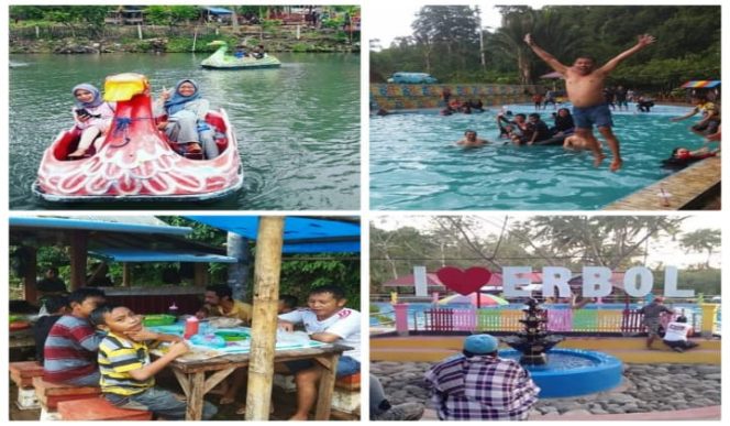 					Suasana permandian  Ere Borong (Erbol). (BERITA.NEWS/Saharuddin). 