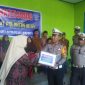 Satuan Lalulintas Polres Jeneponto melaksanakan bakti sosial di Panti asuhan Musliah Aisyiyah di Monro monro, Jeneponto. (BERITA.NEWS/Muh Ilham).