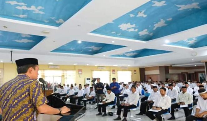 					Pelaksanaan seleksi tes tertulis para bakal calon kades di Kabupaten Jeneponto. (BERITA.NEWS/Muh Ilham). 